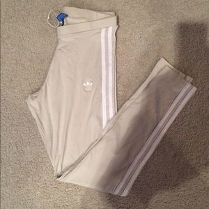 Beige Adidas Leggings